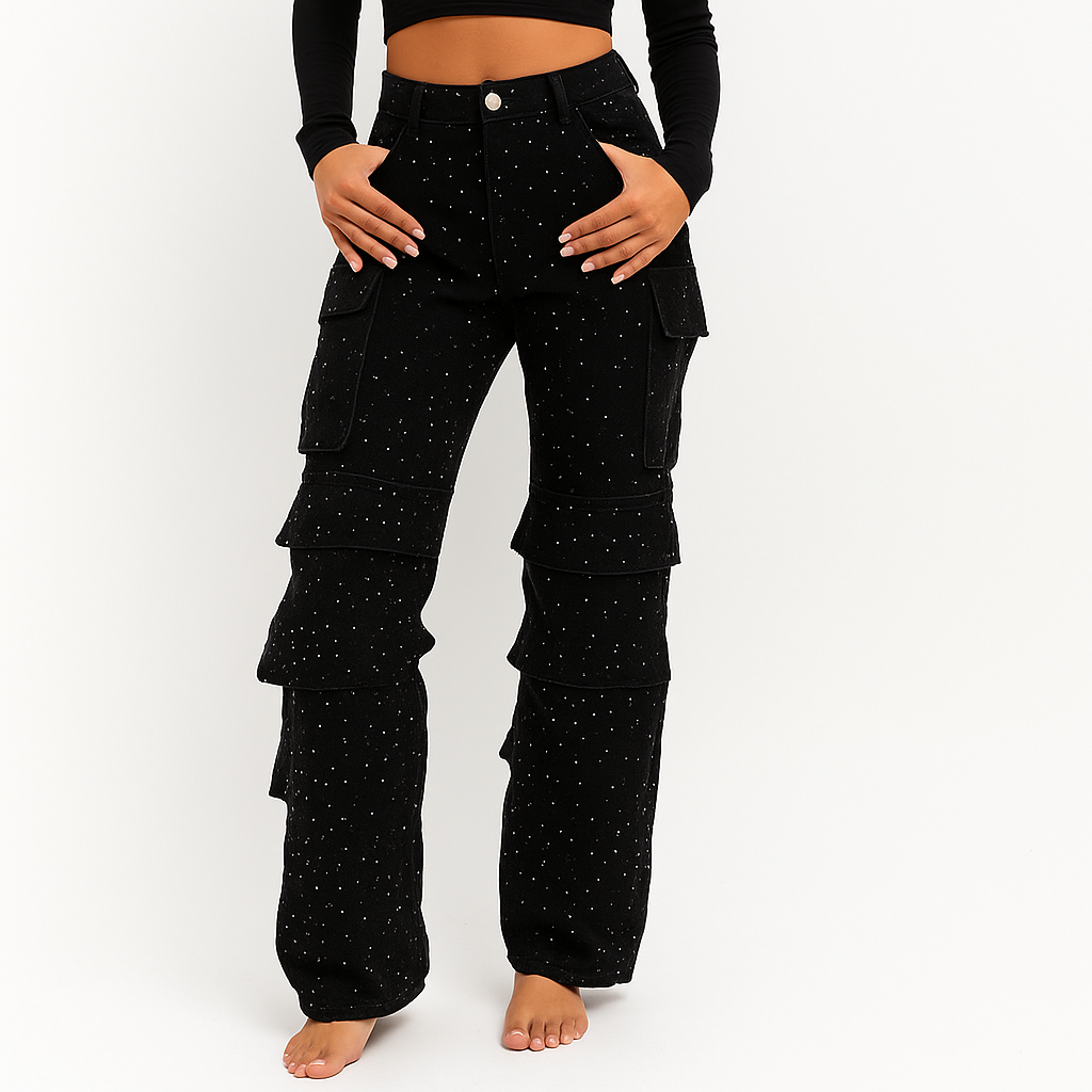 Lumière™ | Pantalón Brillante Cargo