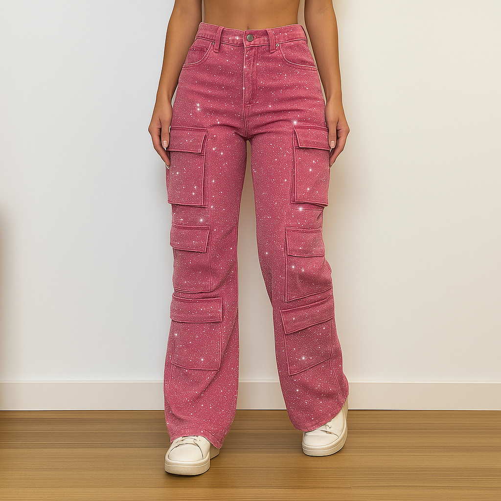 Lumière™ | Pantalón Brillante Cargo