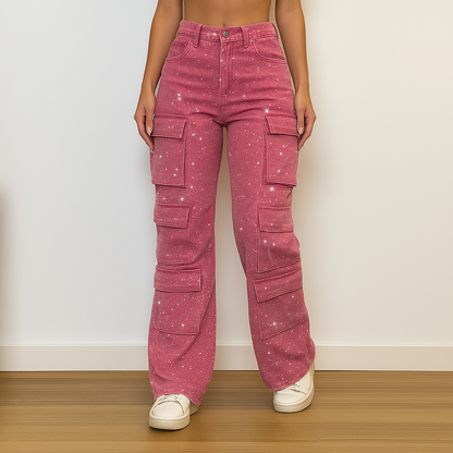 Lumière™ | Pantalón Brillante Cargo