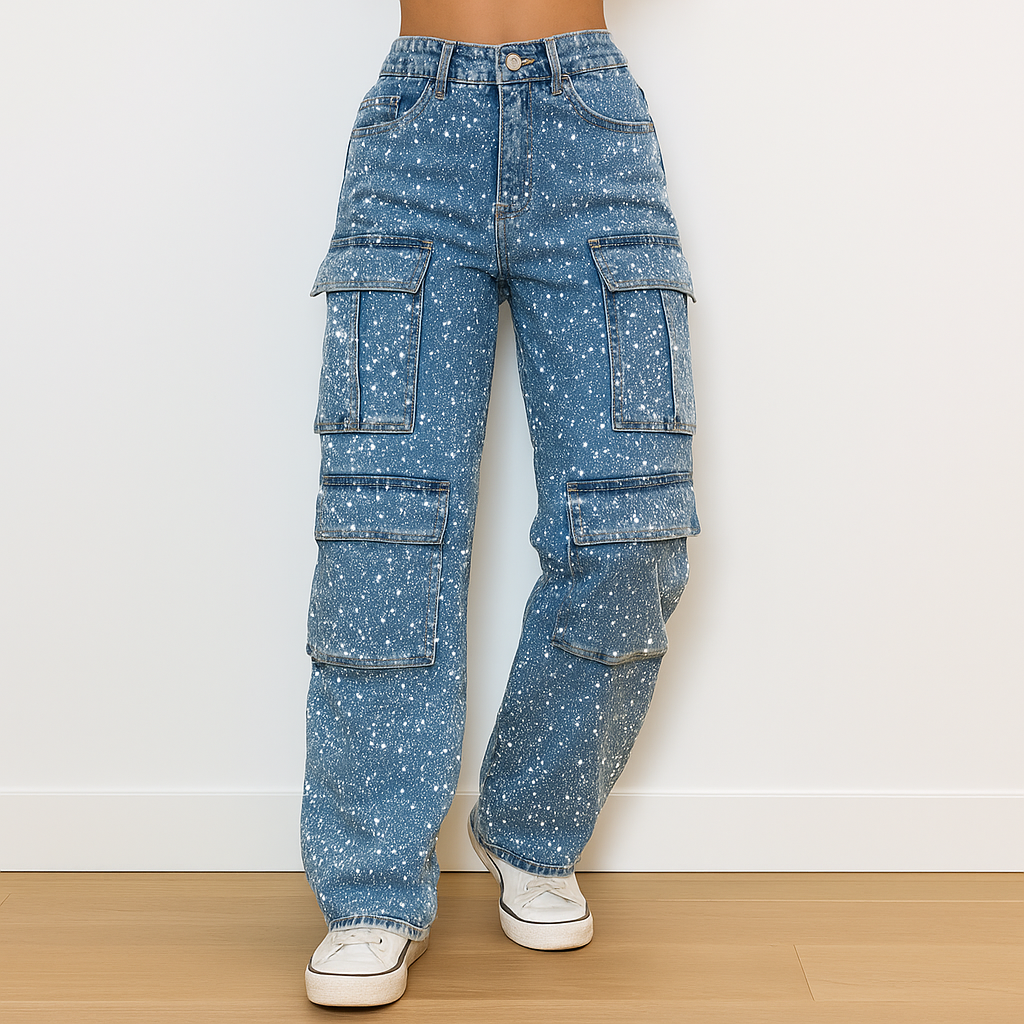 Lumière™ | Pantalón Brillante Cargo