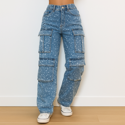 Lumière™ | Pantalón Brillante Cargo